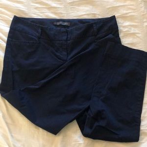 Limited skinny cropped navy pants